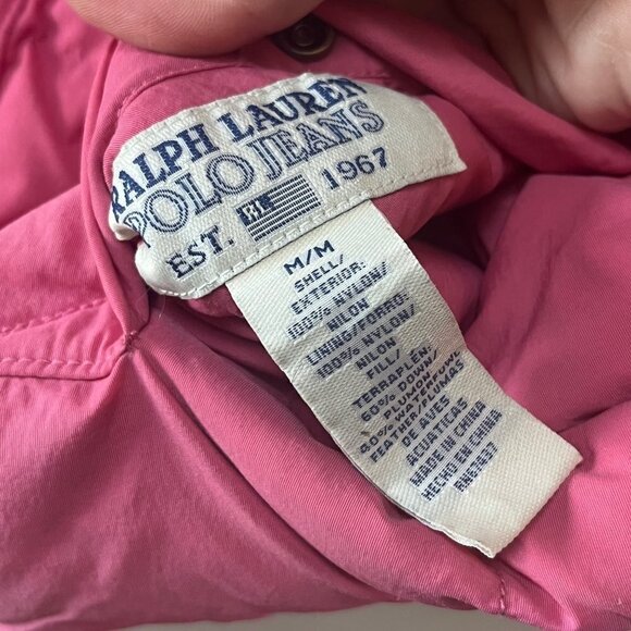 Ralph Lauren Polo Jeans Reversible Down Puffer Vest- Size M‎ - Picture 3 of 6